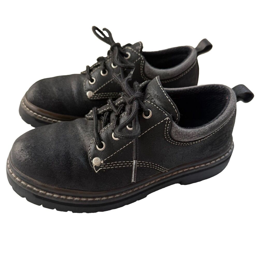 Skechers Vintage Hard Hats Hard Core Chunky Platforms Oxfords Suede size 7